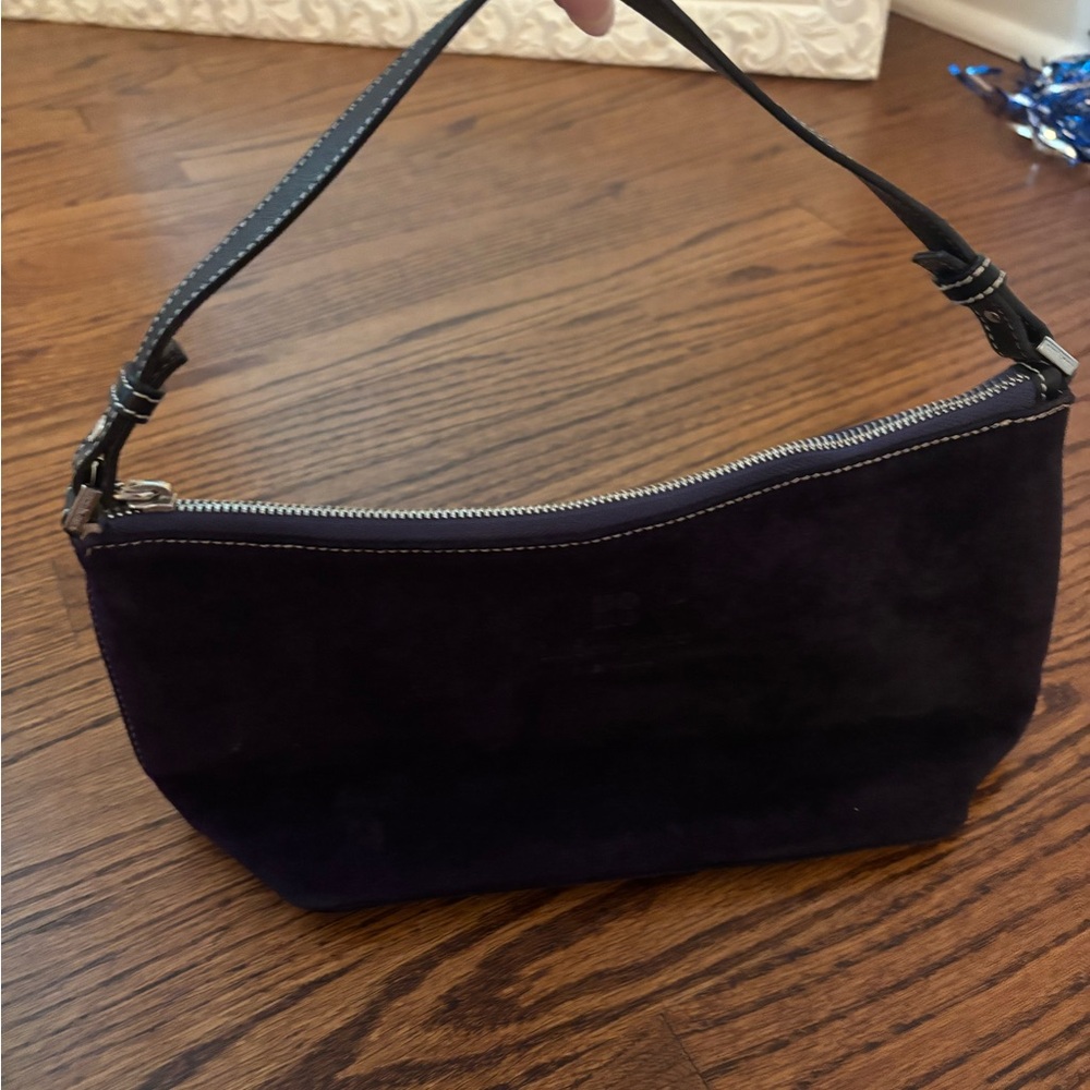 Elegant Purple Suede Women's Bag